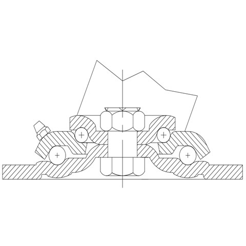 DS40系列 重型 工业物流脚轮（载重：320~400kg）
