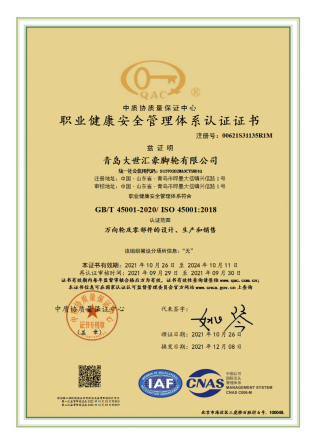 大世汇豪职业健康管理体系中英文