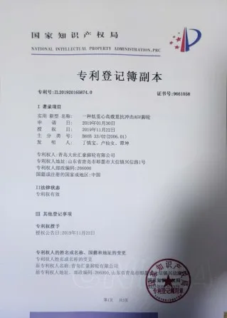 专利登记簿副本