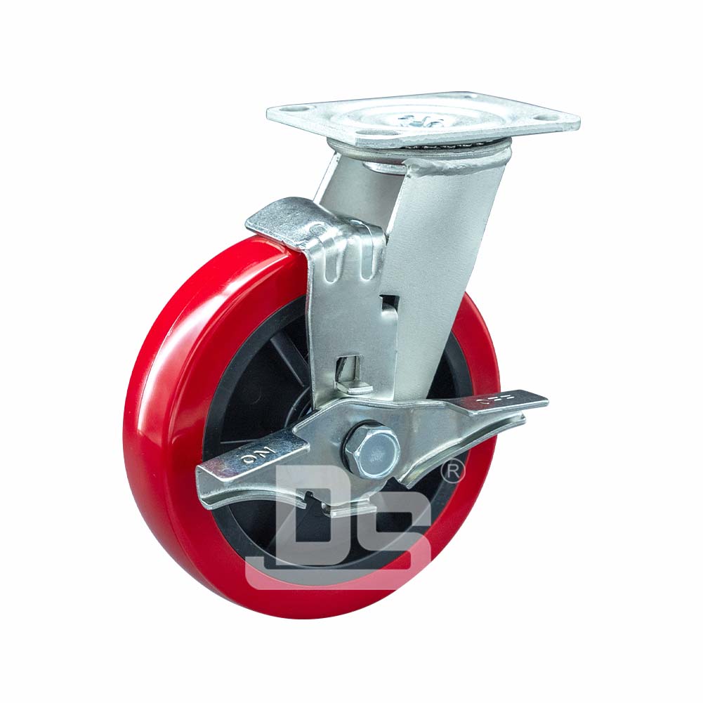 中重型脚轮TPU刹车脚轮（DS34系列）