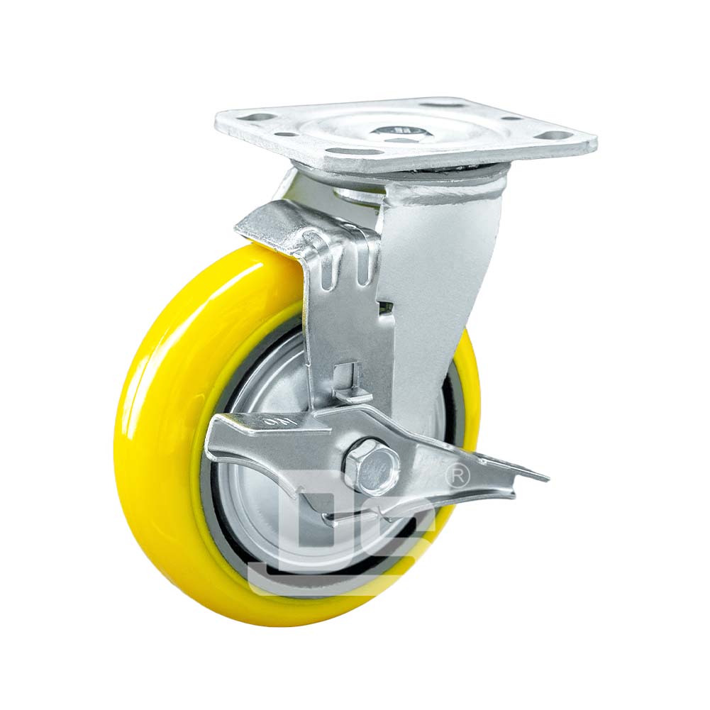 重型脚轮聚氨酯轮刹车脚轮（DS41系列）