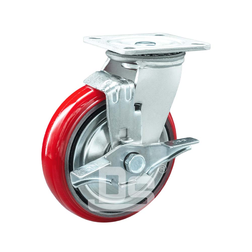 重型脚轮聚氨酯轮刹车脚轮（DS40系列）